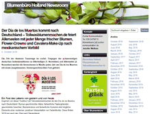 Tablet Screenshot of blumenbuero.newsroom.eu